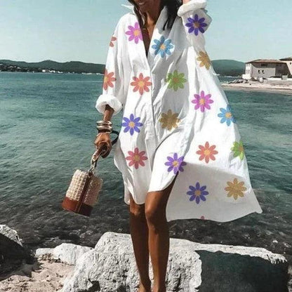 Eva - Oversized Blousejurk voor Zomer en Strand voor Dames