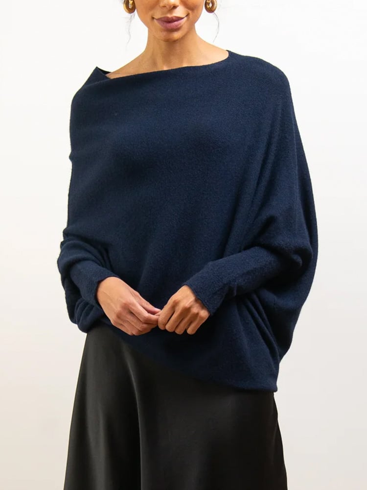 Fanni - Off-Shoulder Kasjmier Trui voor dames