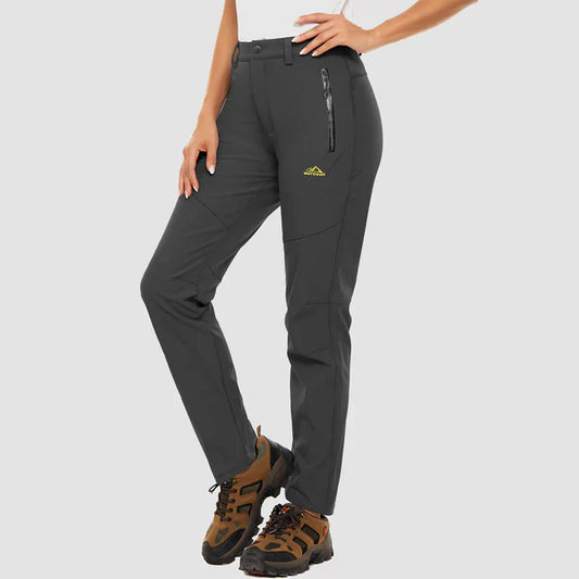 Vrouwen winter sportbroek waterdicht gevoerd