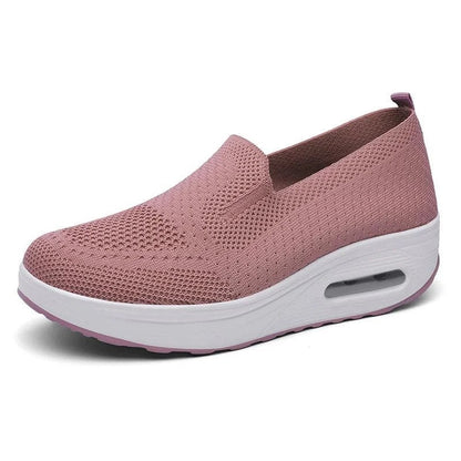 Orthopedische Instap Sneakers Met Ademend Mesh Voor Dames