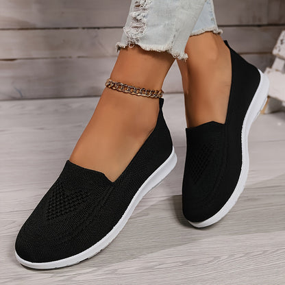 Susanne - Instapsneakers met Hartpatroon en Comfortzool