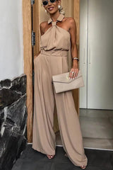 Marleen - Classy Jumpsuit met Off-Shoulder Design en Luxueuze Look voor Dames