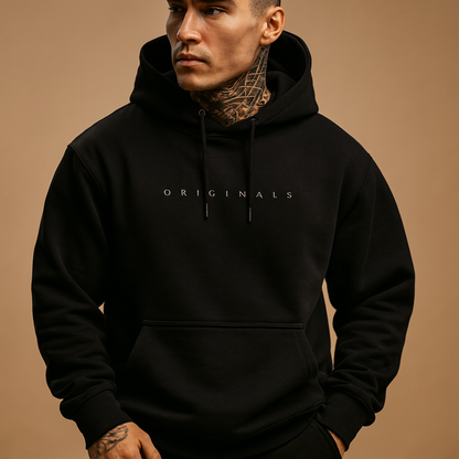 Heren Hoodie Warm Zacht Comfortabel met Fleecevoering en Zakken