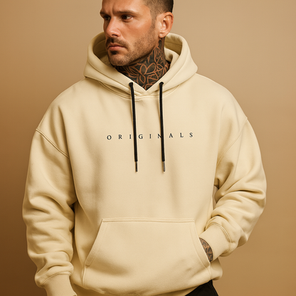 Heren Hoodie Warm Zacht Comfortabel met Fleecevoering en Zakken