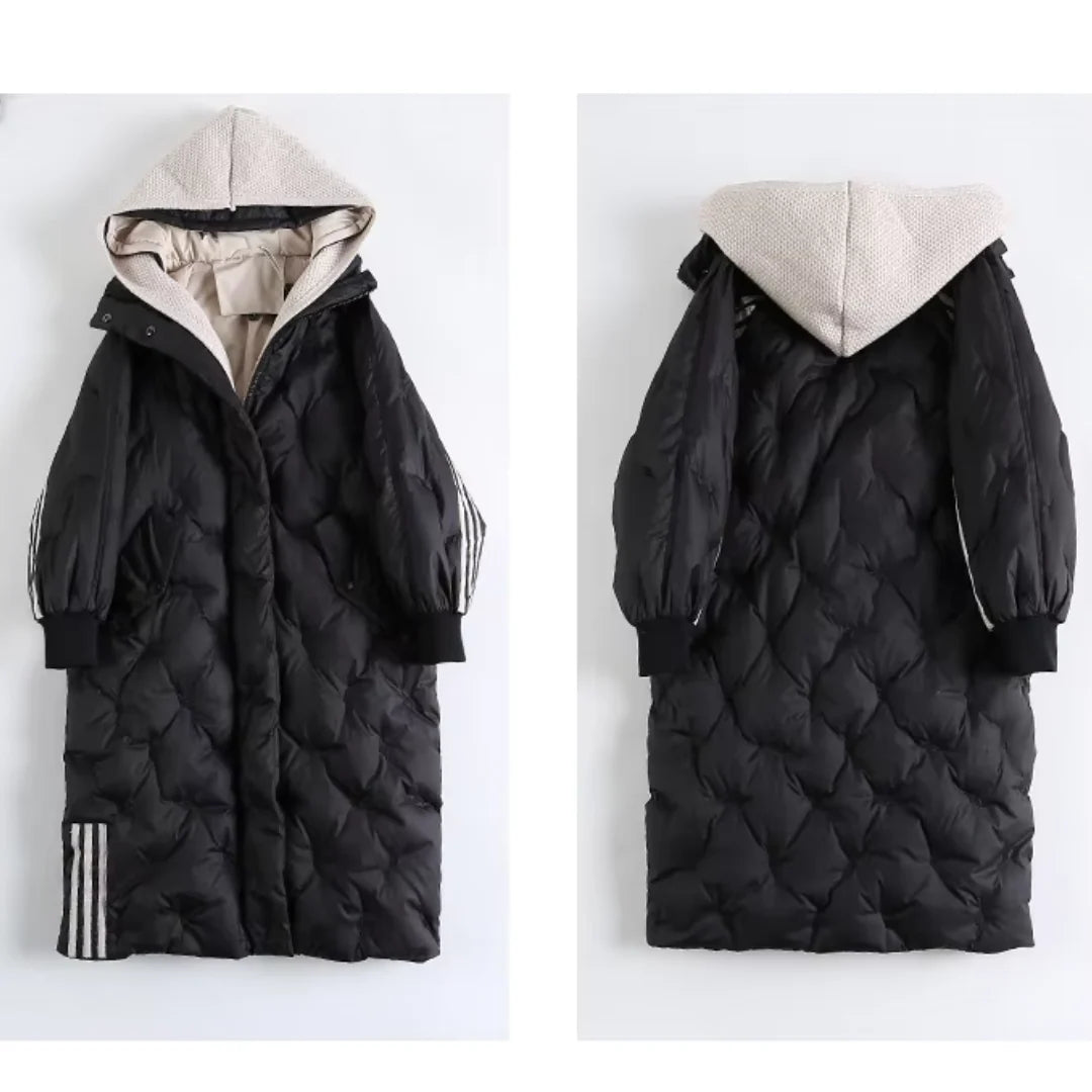 Warme Oversized Gewatteerde Winterjas Dames