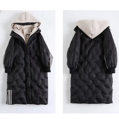Warme Oversized Gewatteerde Winterjas Dames
