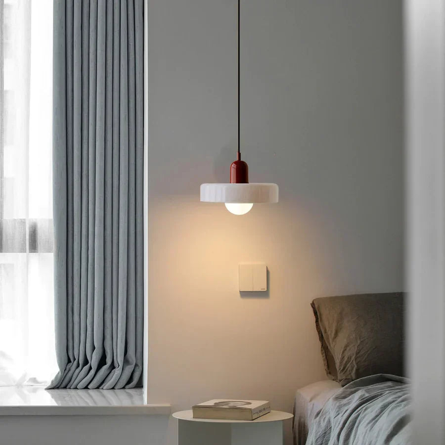 Scandinavische Hanglamp Met Glazen Afwerking