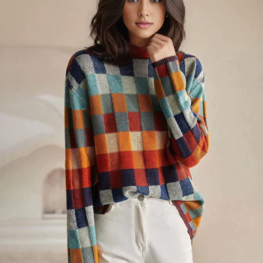Oversized Gebreide Trui Dames met Kasjmier Mix Warm en Zacht