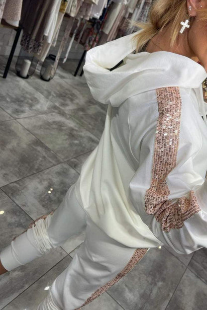 Dames Hoodie Set met Joggingbroek en Comfortabele Pasvorm