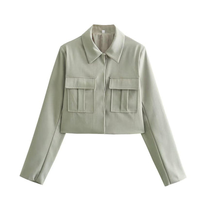 Cecilia - Tweedelige Set in Neutrale Tint met Jasje en Pantalon voor Dames