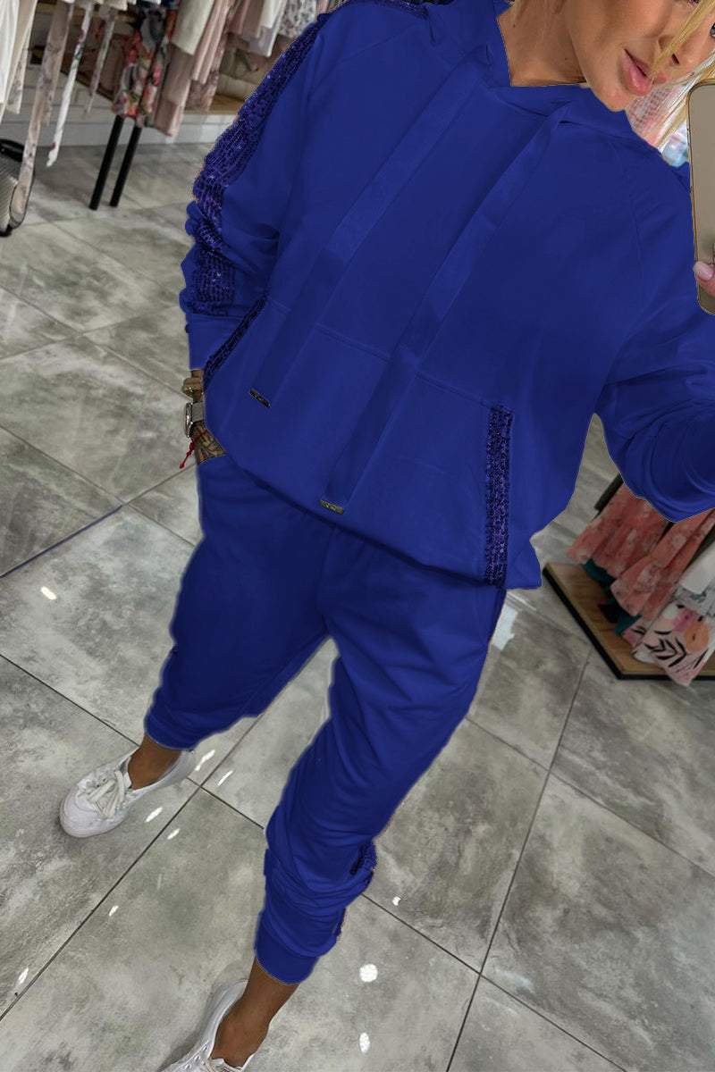 Dames Hoodie Set met Joggingbroek en Comfortabele Pasvorm