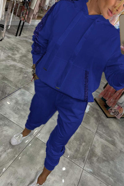 Dames Hoodie Set met Joggingbroek en Comfortabele Pasvorm