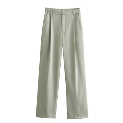 Cecilia - Tweedelige Set in Neutrale Tint met Jasje en Pantalon voor Dames