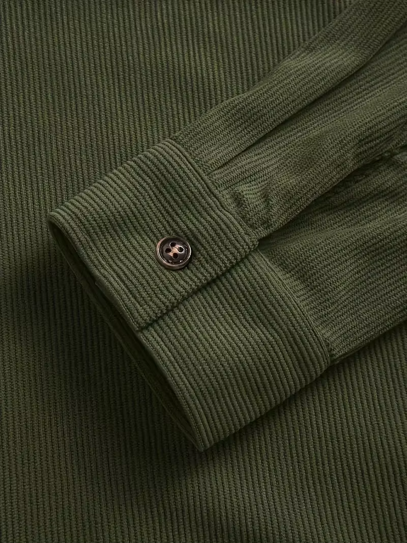 Heren Overshirt met Lange Mouwen en Borstzakken