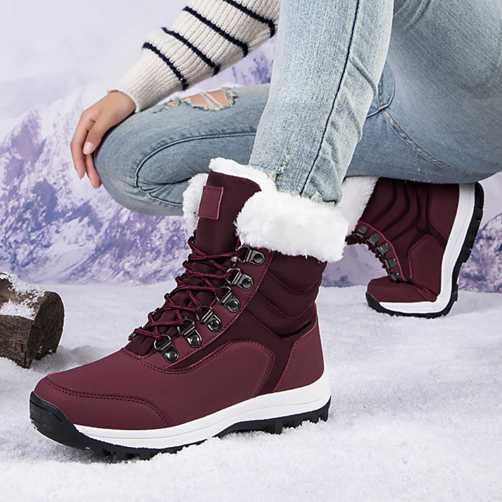 Dames Winter Snowboots Waterdicht Gevoerd Gripzool
