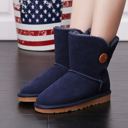 Snowboots voor Dames Warm Gevoerd Antislip Zool Winter