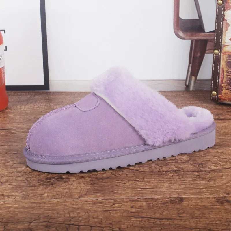 Winter Pantoffels voor Dames Warme Voering Instap Antislip Zool