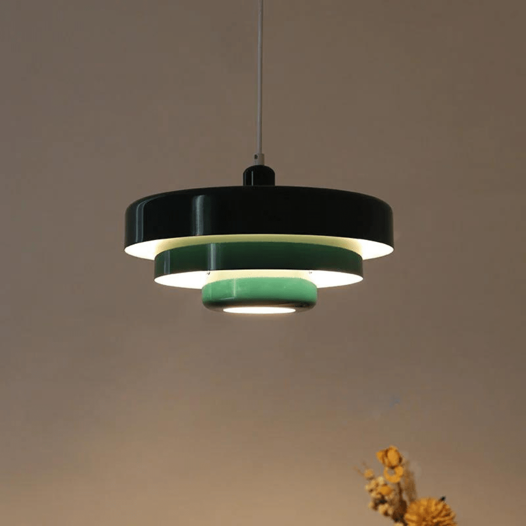 Vintage LED Hanglamp In Gelaagd Design
