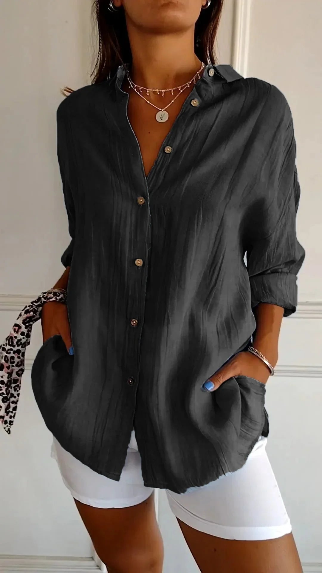 Lois - Blouse met lange mouwen