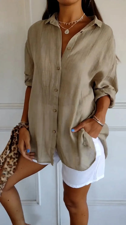 Lois - Blouse met lange mouwen