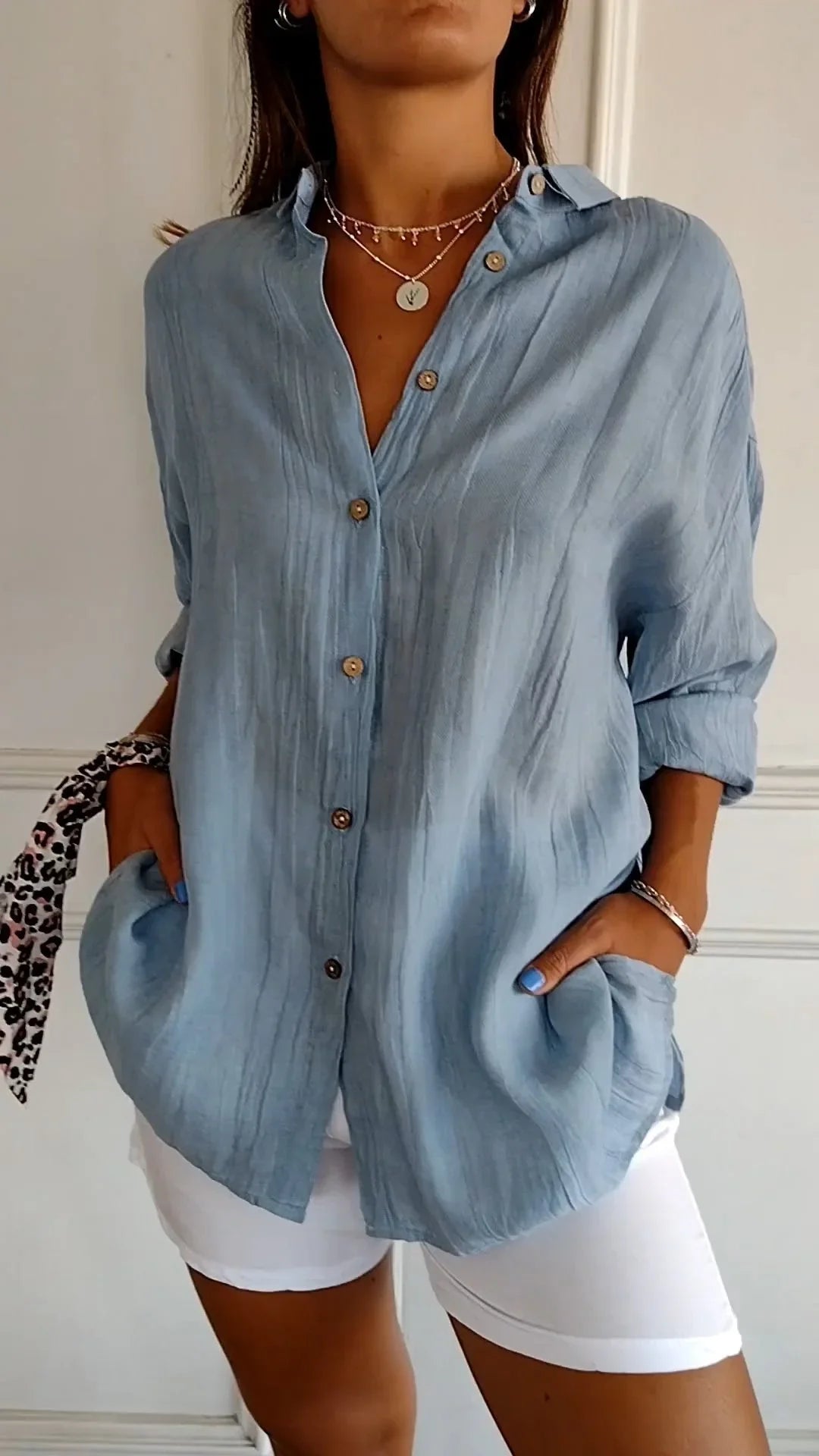 Lois - Blouse met lange mouwen