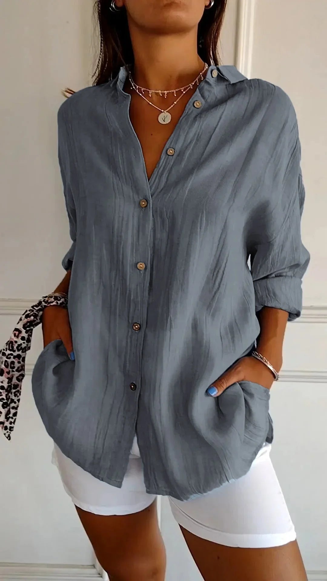 Lois - Blouse met lange mouwen