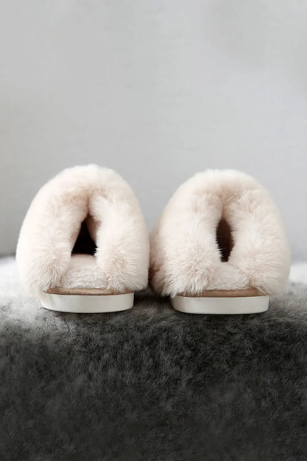Winterse Fluffy Pantoffels met Anti-Slip Zool voor Dames