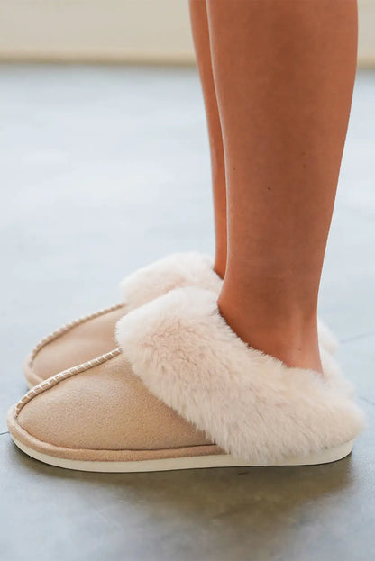Winterse Fluffy Pantoffels met Anti-Slip Zool voor Dames