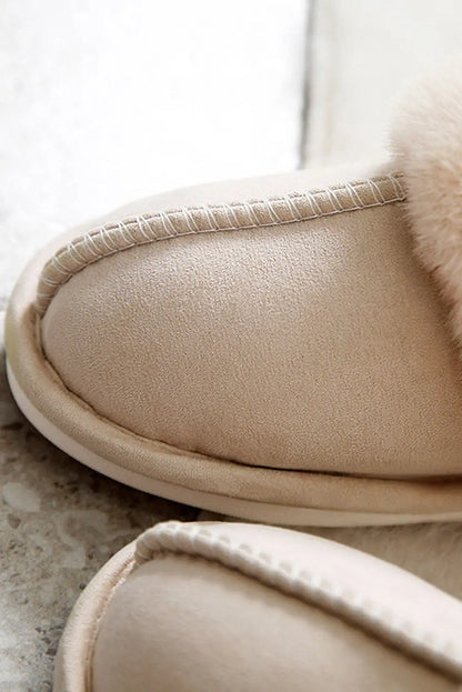 Winterse Fluffy Pantoffels met Anti-Slip Zool voor Dames