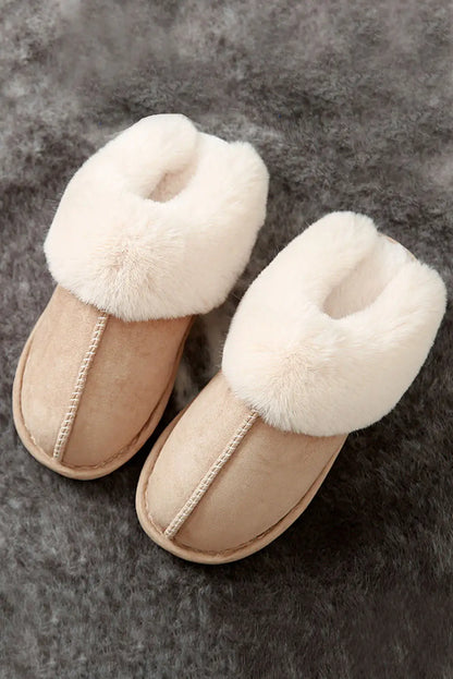 Winterse Fluffy Pantoffels met Anti-Slip Zool voor Dames