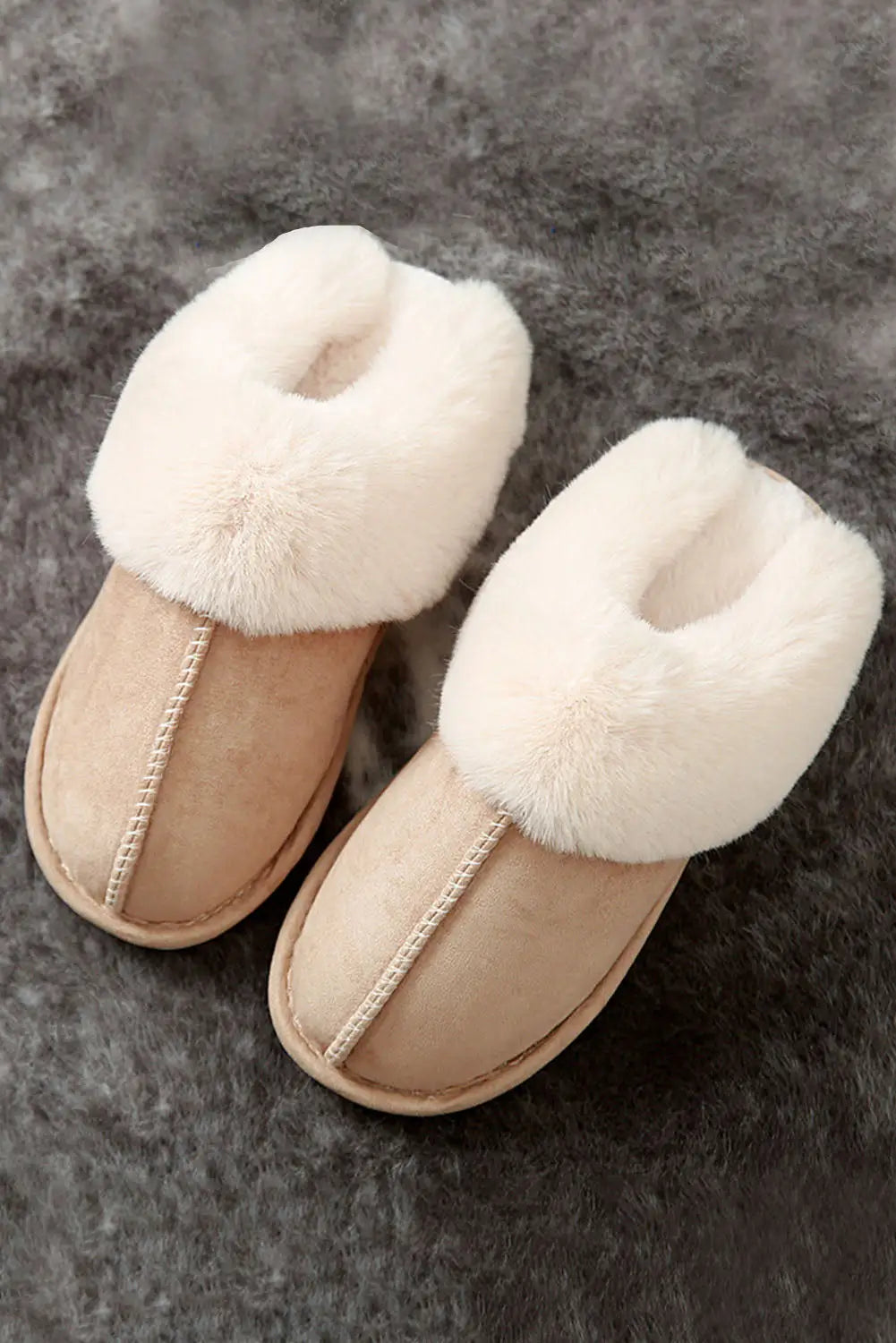 Winterse Fluffy Pantoffels met Anti-Slip Zool voor Dames