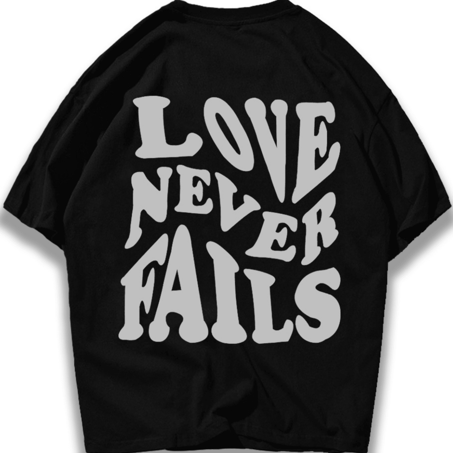Anna - 'LOVE NEVER FAILS'  T-shirt voor dames