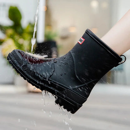 Waterdichte Regenlaarzen Met Antislip Zool Voor Dames
