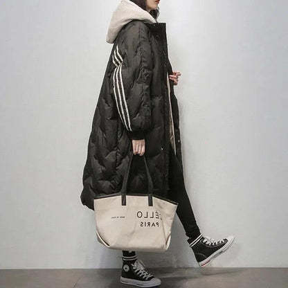 Warme Oversized Gewatteerde Winterjas Dames