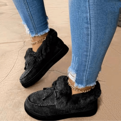 Warme Vrouwen Winter Pantoffels met Faux Fur