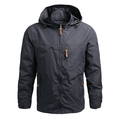 Softshell Jas Heren Waterdicht met Capuchon en Ritszakken
