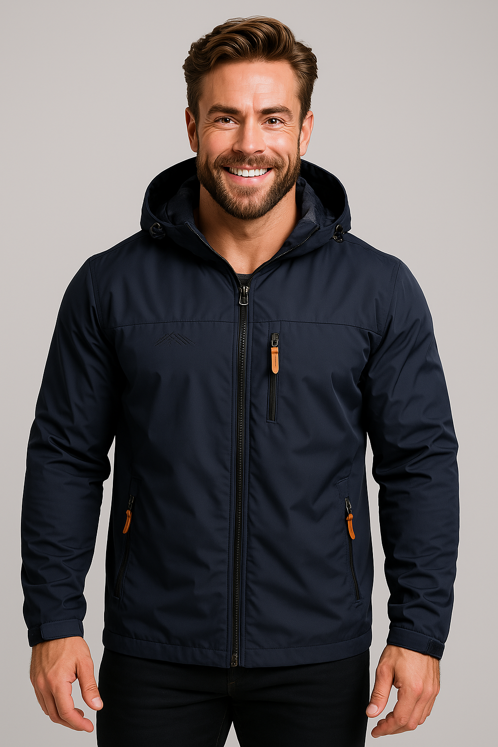 Softshell Jas Heren Waterdicht met Capuchon en Ritszakken