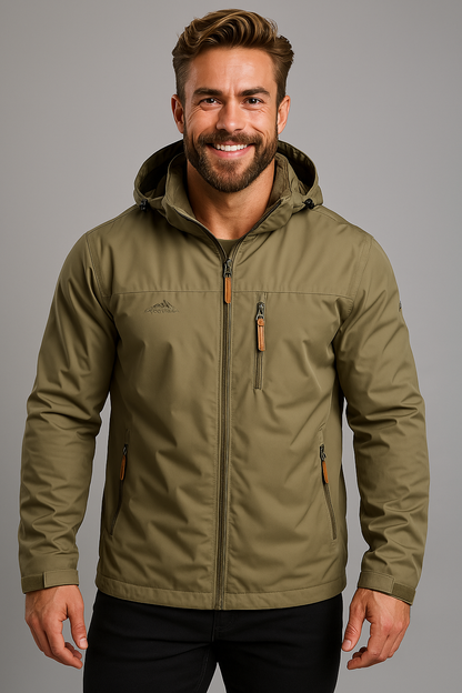Softshell Jas Heren Waterdicht met Capuchon en Ritszakken