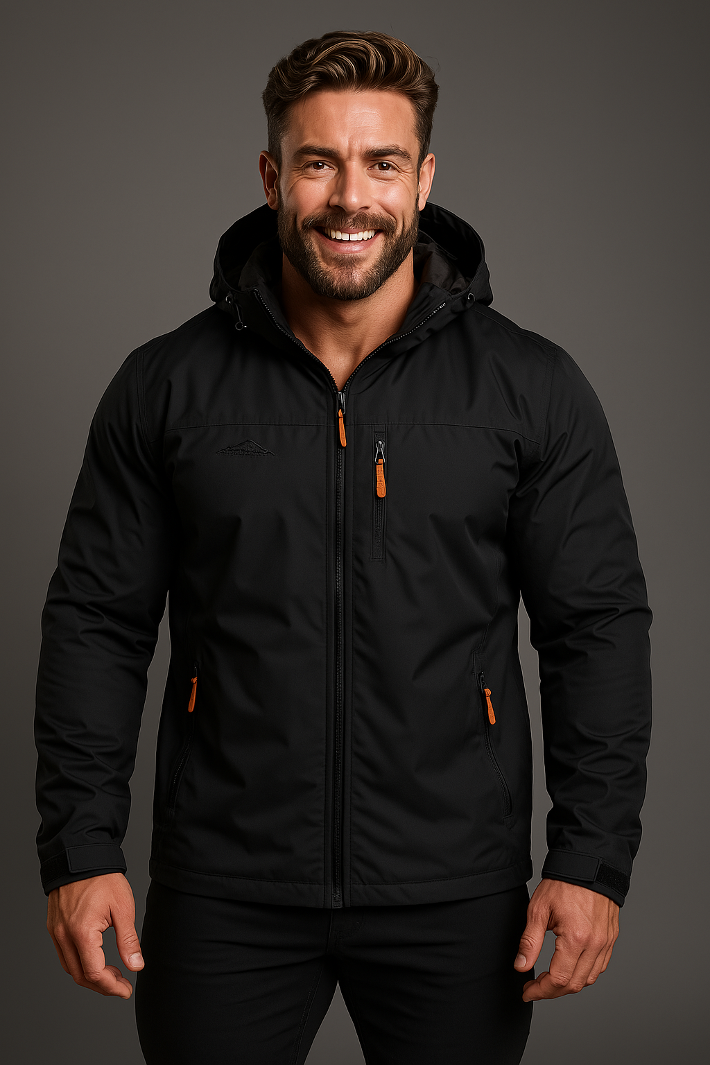 Softshell Jas Heren Waterdicht met Capuchon en Ritszakken