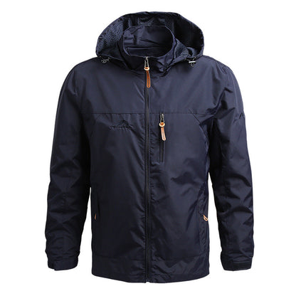 Softshell Jas Heren Waterdicht met Capuchon en Ritszakken
