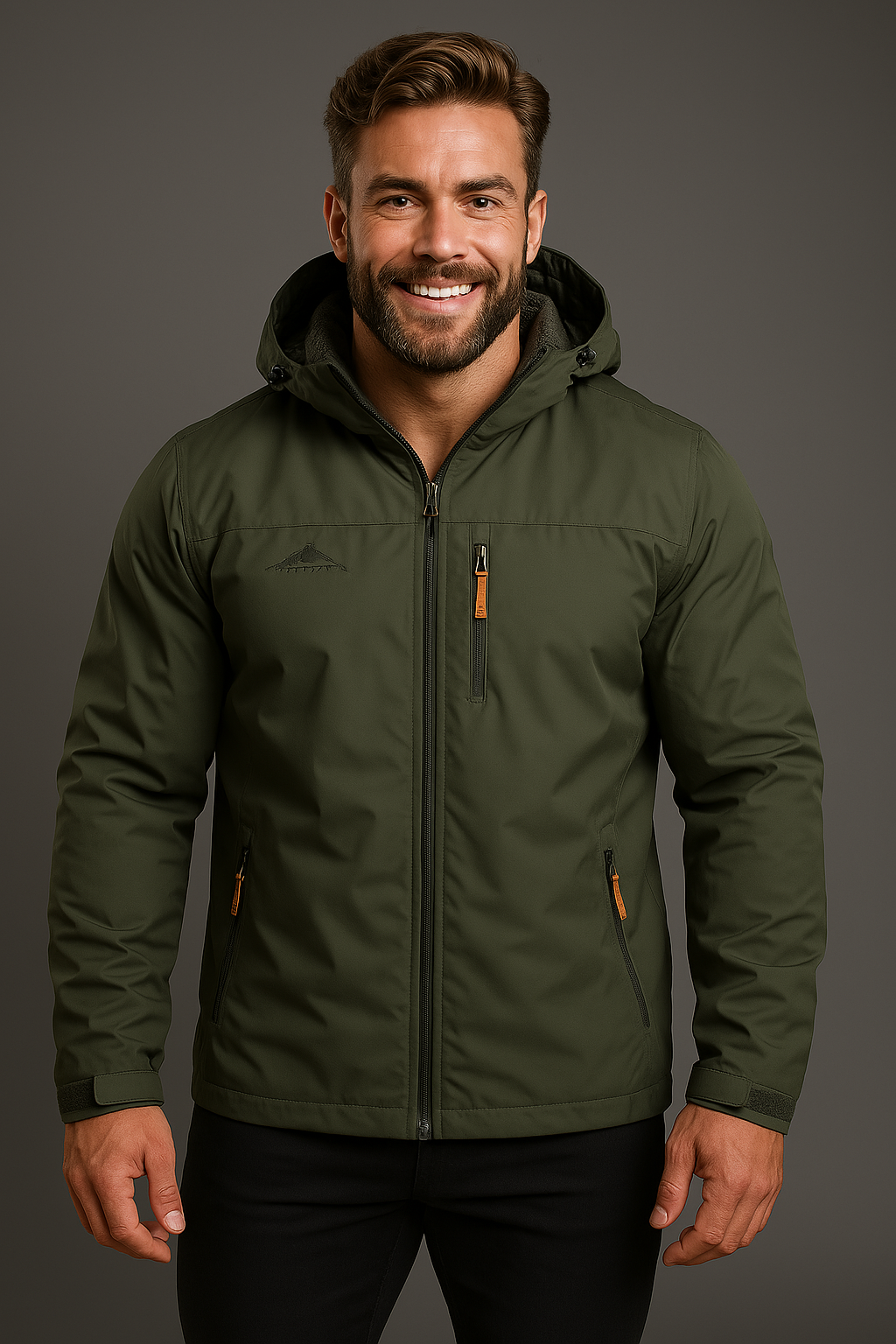 Softshell Jas Heren Waterdicht met Capuchon en Ritszakken