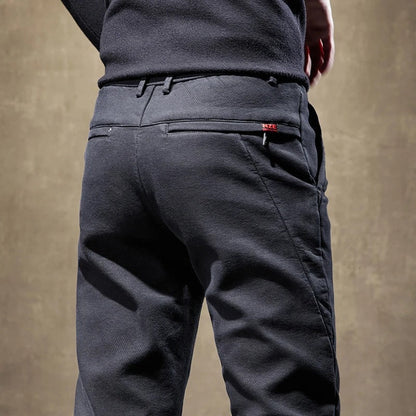 Heren Winterbroek Fleece Gevoerd met Elastische Taille en Zakken