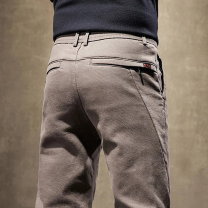 Heren Winterbroek Fleece Gevoerd met Elastische Taille en Zakken