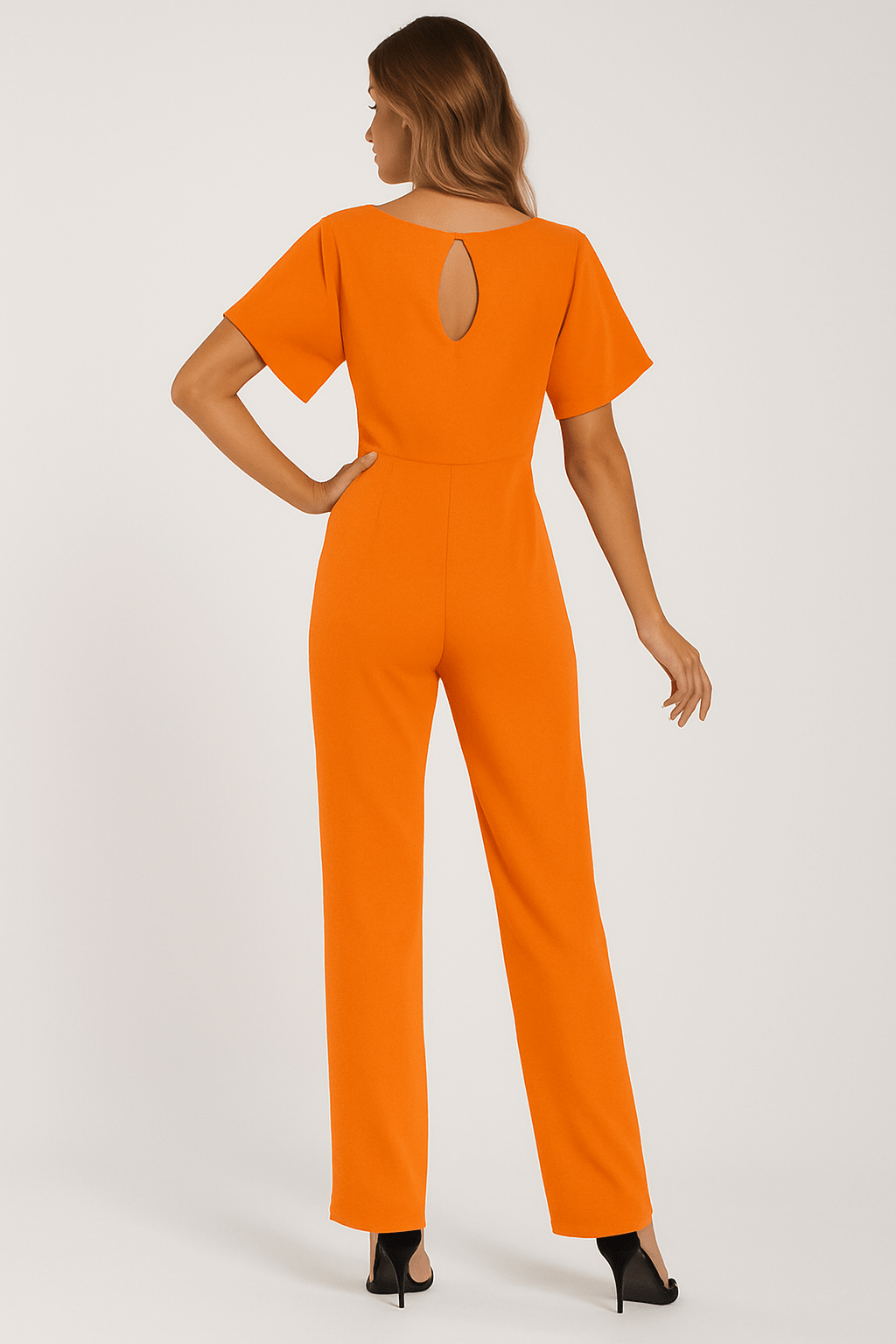 Elegante Jumpsuit Met Ceintuur Voor Dames