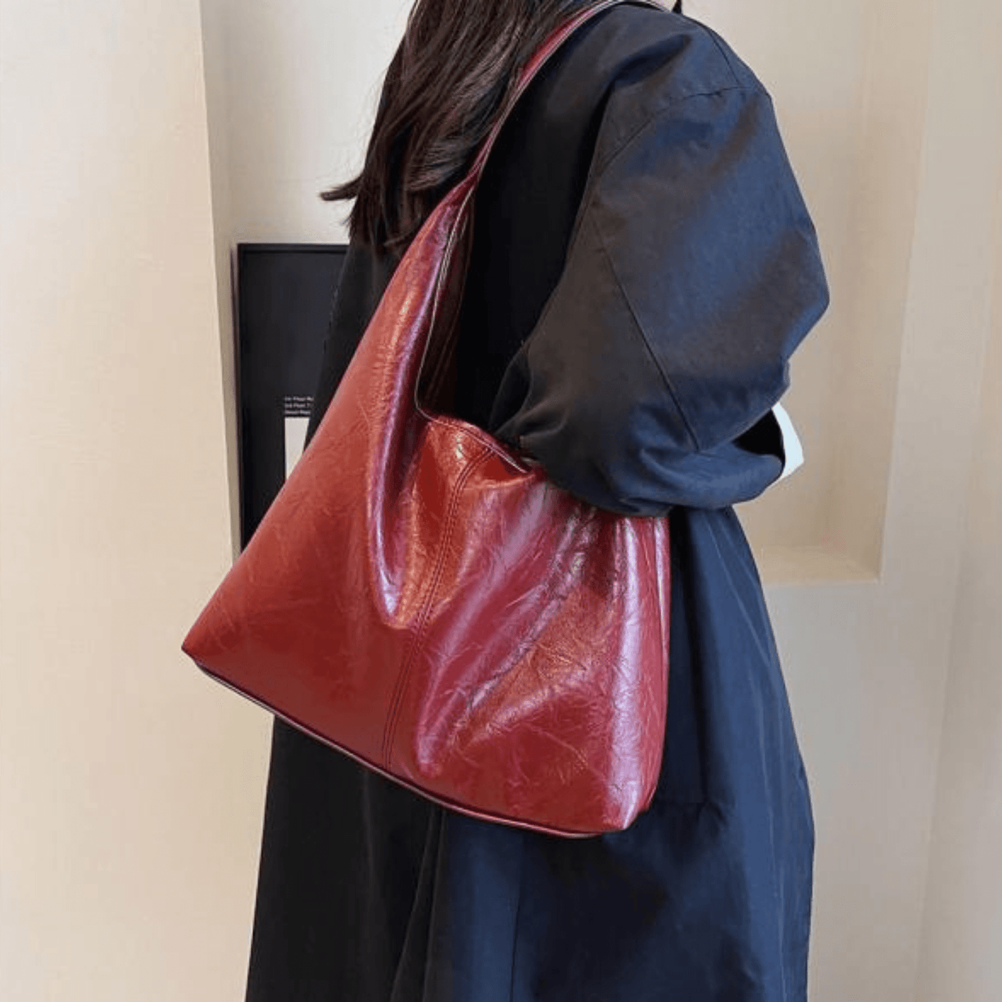 Clarisse - Elegante Leren Schoudertas voor Vrouwen