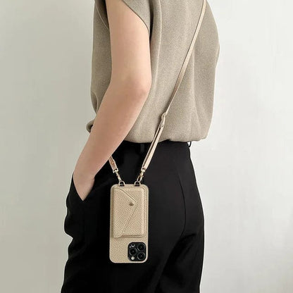 Stijlvolle Crossbody Telefoonhoes Met Kaarthouder Voor Dames