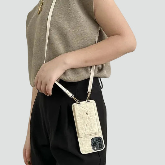 Stijlvolle Crossbody Telefoonhoes Met Kaarthouder Voor Dames