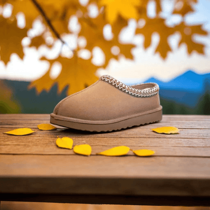 Gevoerde Suede Tasman Slippers voor Dames