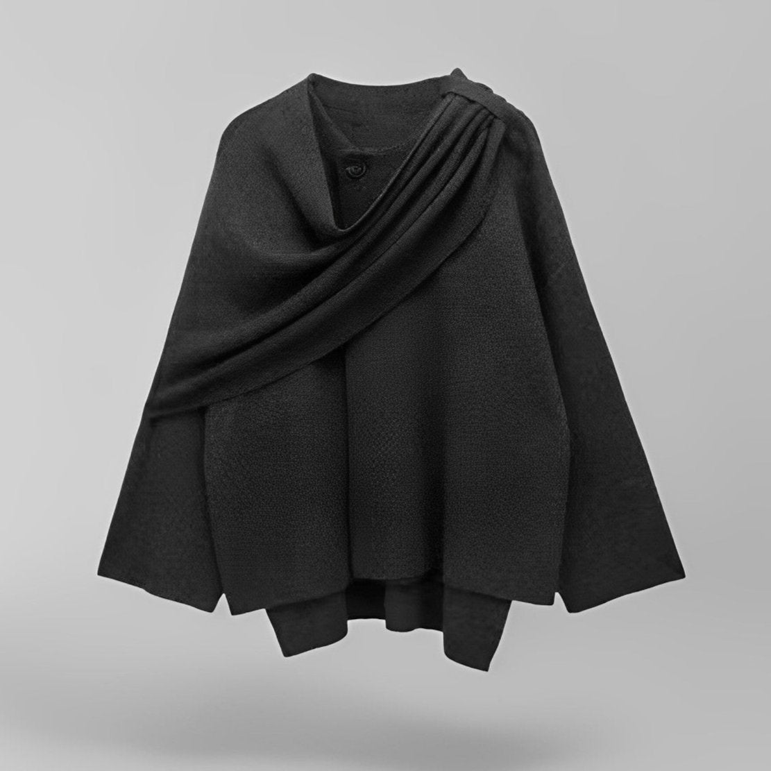 Oversized Dames Cape Jas Chique Winter