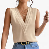 Rosalie - Elegante Mouwloze Blouse met V-hals voor dames